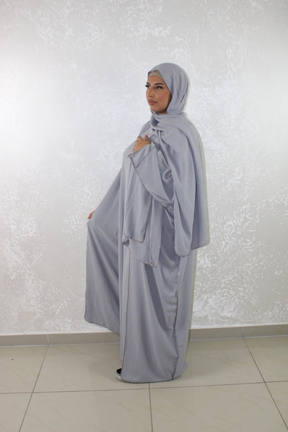 Abaya Arwa Set - Grey