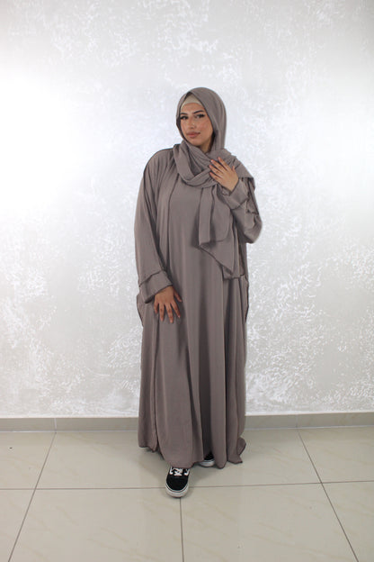 Abaya Arwa Set - Taupe